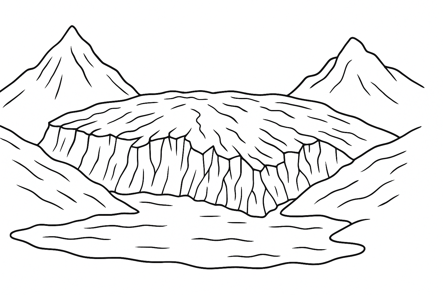 Glaciar para niños