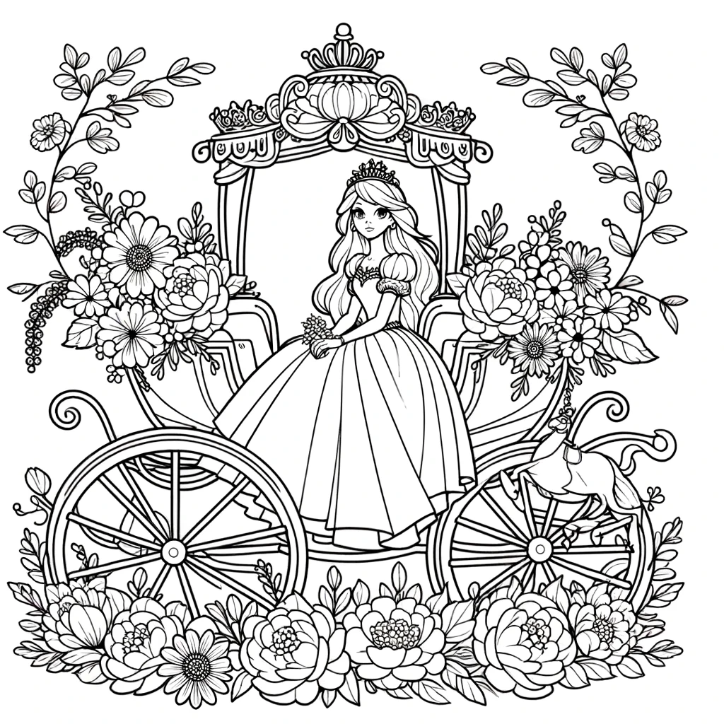 Paseo mágico en carruaje con princesa - Despertando la fantasía