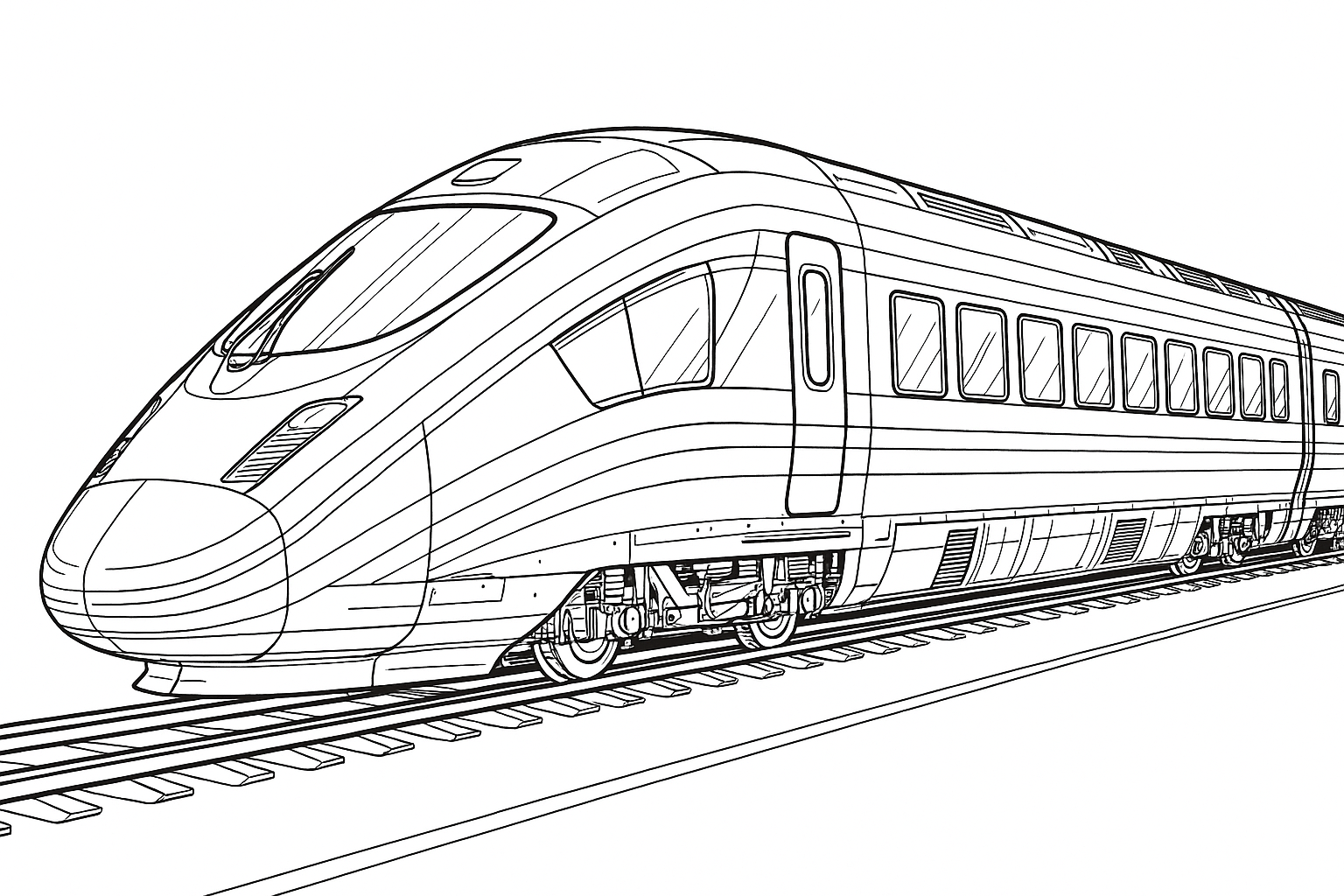 Tren expreso – Plantilla detallada