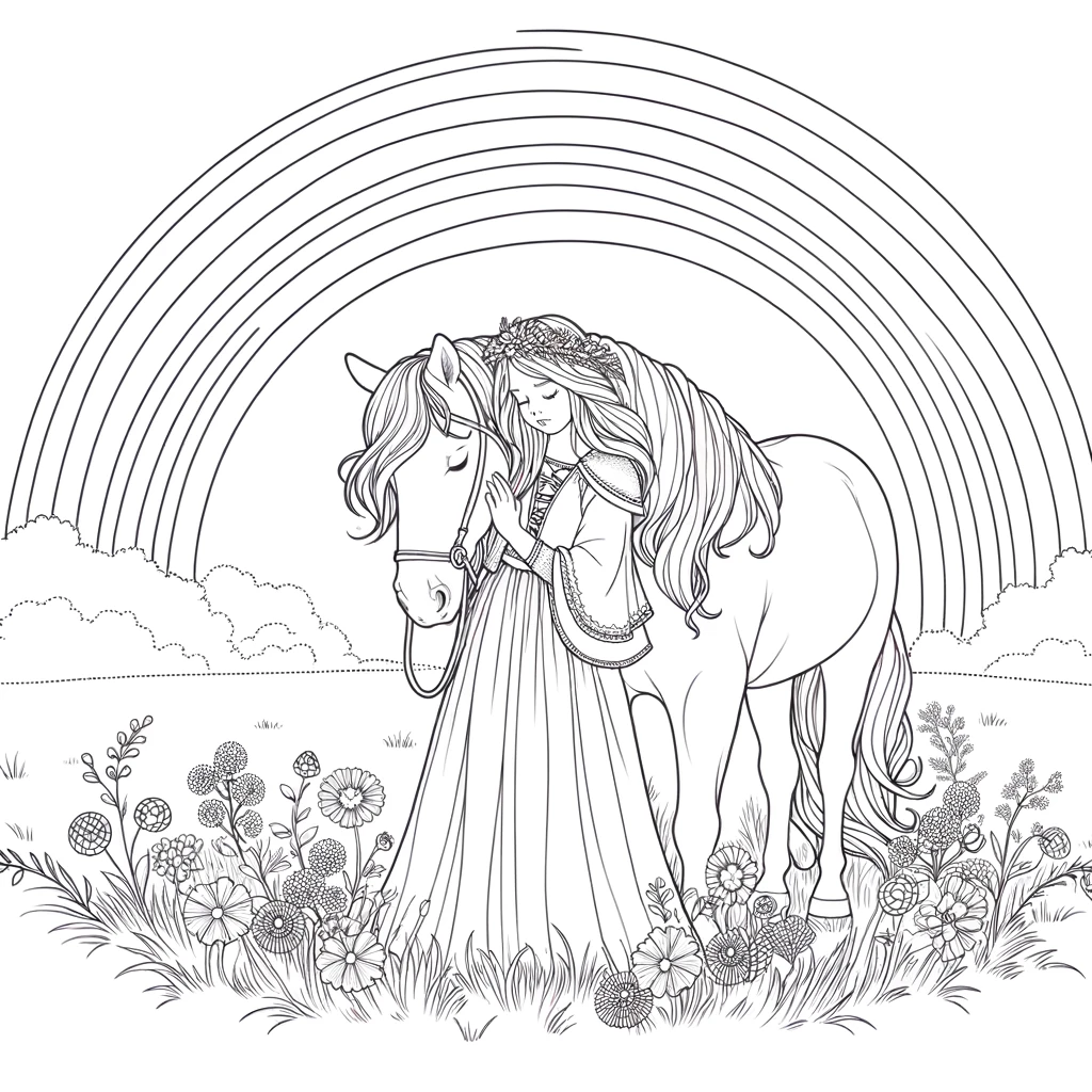 Un día mágico con la princesa y el caballo