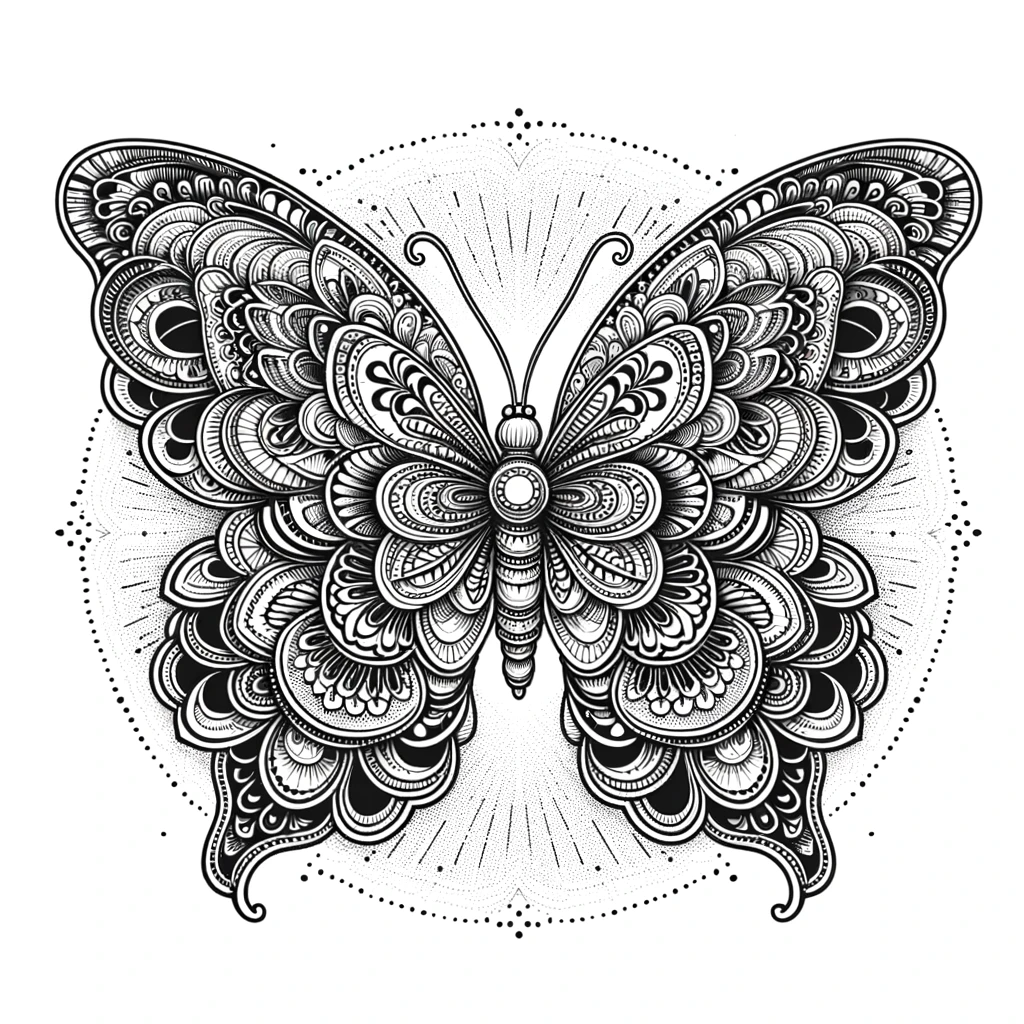Mariposa para la Relajación Creativa