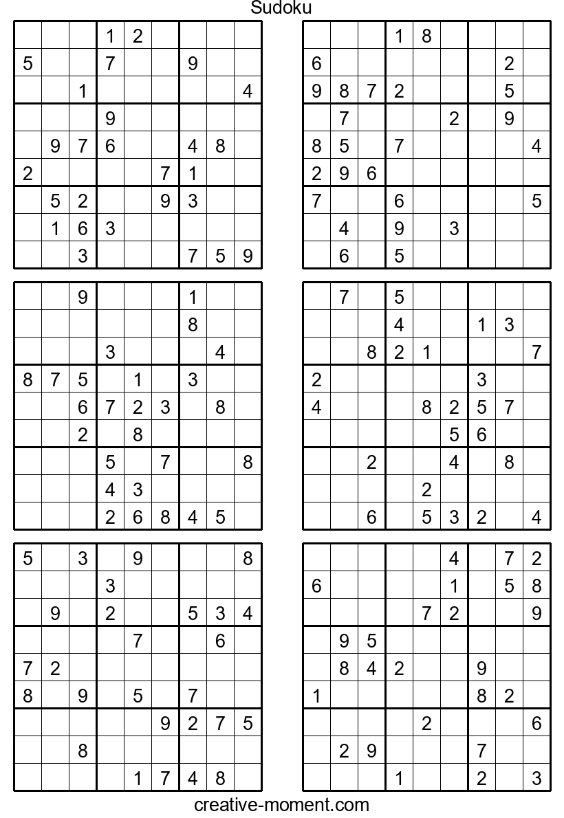 Desafío extremo en Sudoku: Imprime y resuelve puzzles muy difíciles
