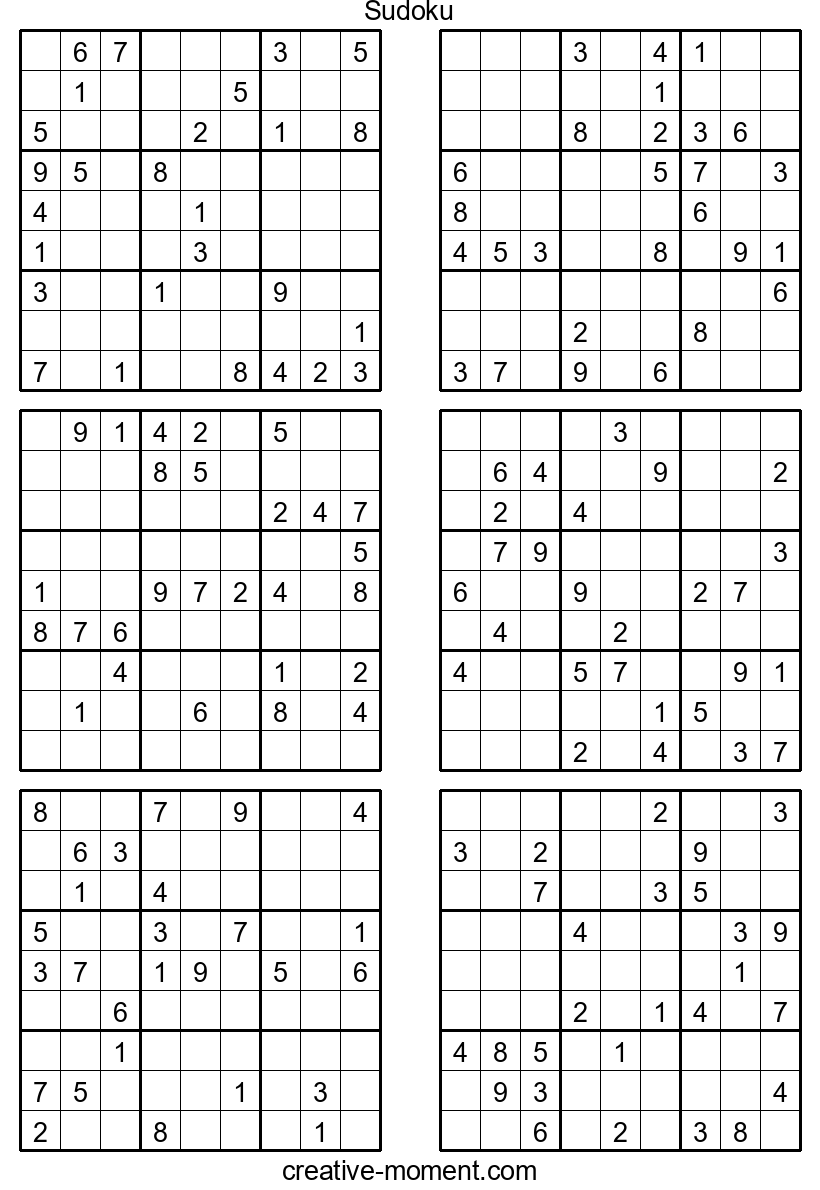 Domina el desafío: Imprime gratis puzzles Sudoku difíciles