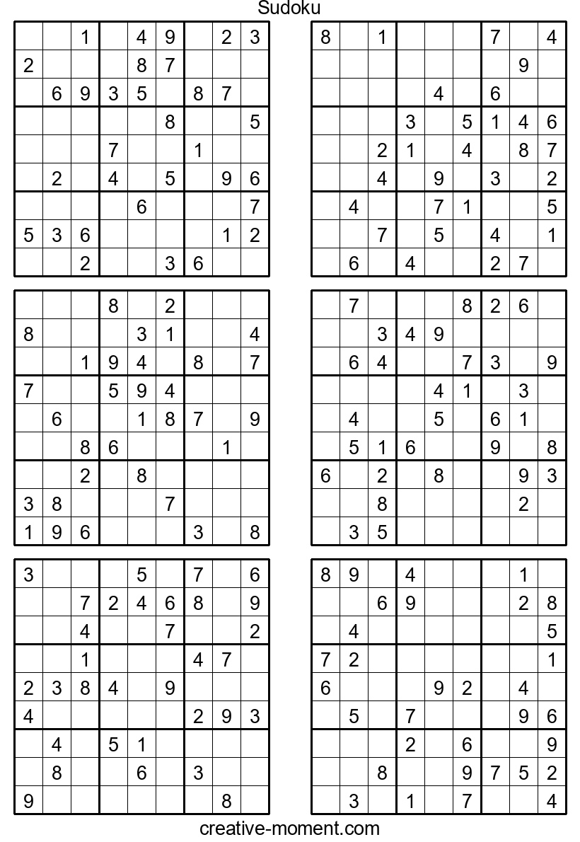 Potencia tu capacidad de razonamiento con Sudoku de dificultad media: Imprime gratis y fácilmente