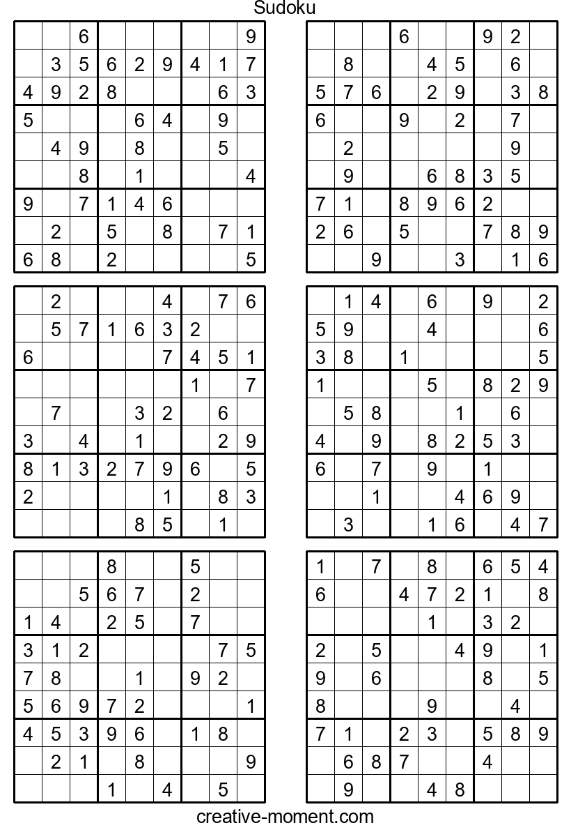 Puzzles de Sudoku Fáciles Gratis: Perfectos para Niños y Disponibles en Línea como PDF