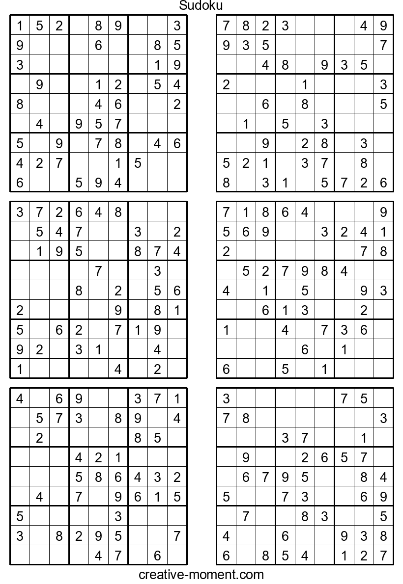 Relájate con Sudoku Fáciles: Juega Gratis e Imprime