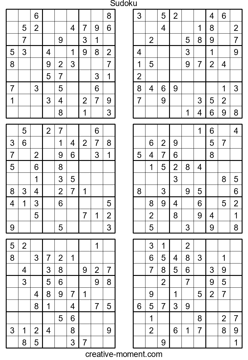 Simplemente Juega Sudoku: Puzzles Fáciles Gratuitos para Imprimir