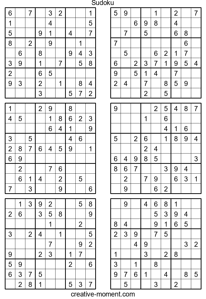 Sudoku Fáciles para Diversión Rápida con Puzzles: Juega en Línea e Imprime para Niños en PDF