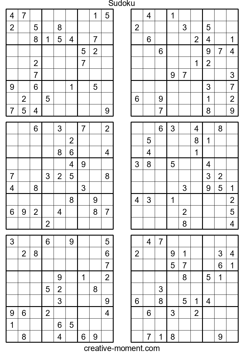 Sudoku para profesionales: Juega y imprime enigmas difíciles gratis