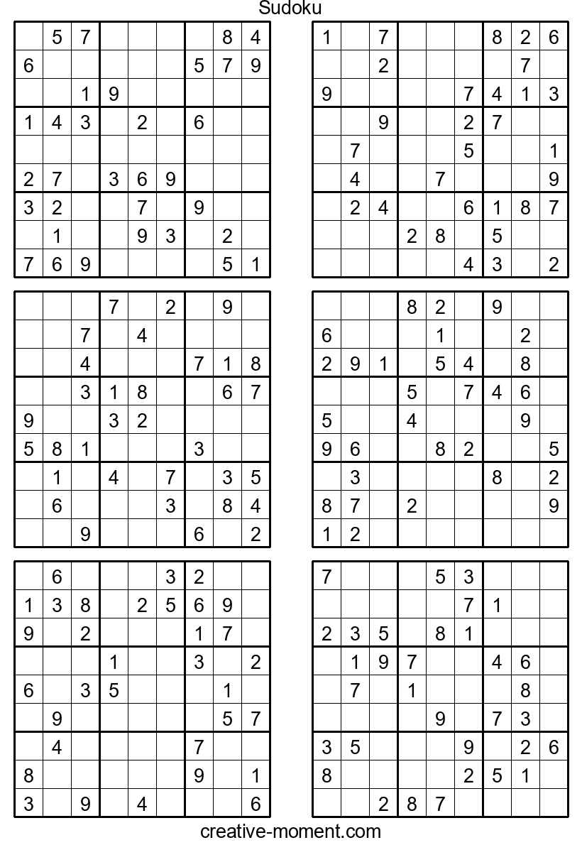 Tu pausa para el Sudoku: Disfruta de puzzles de dificultad media gratis