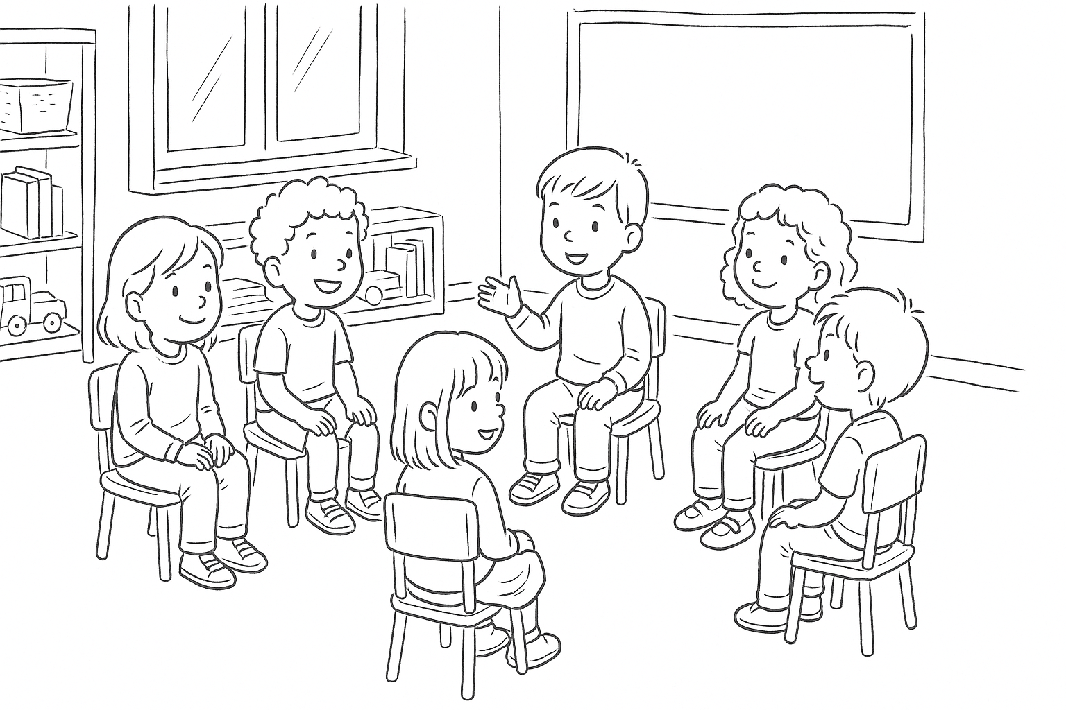 Coloriage cercle en maternelle – PDF gratuit