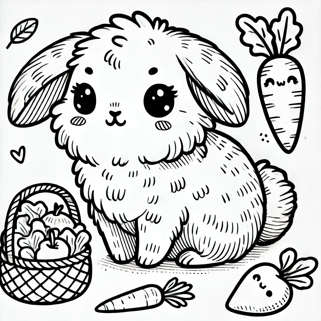 Lapin pour une création artistique pour enfants