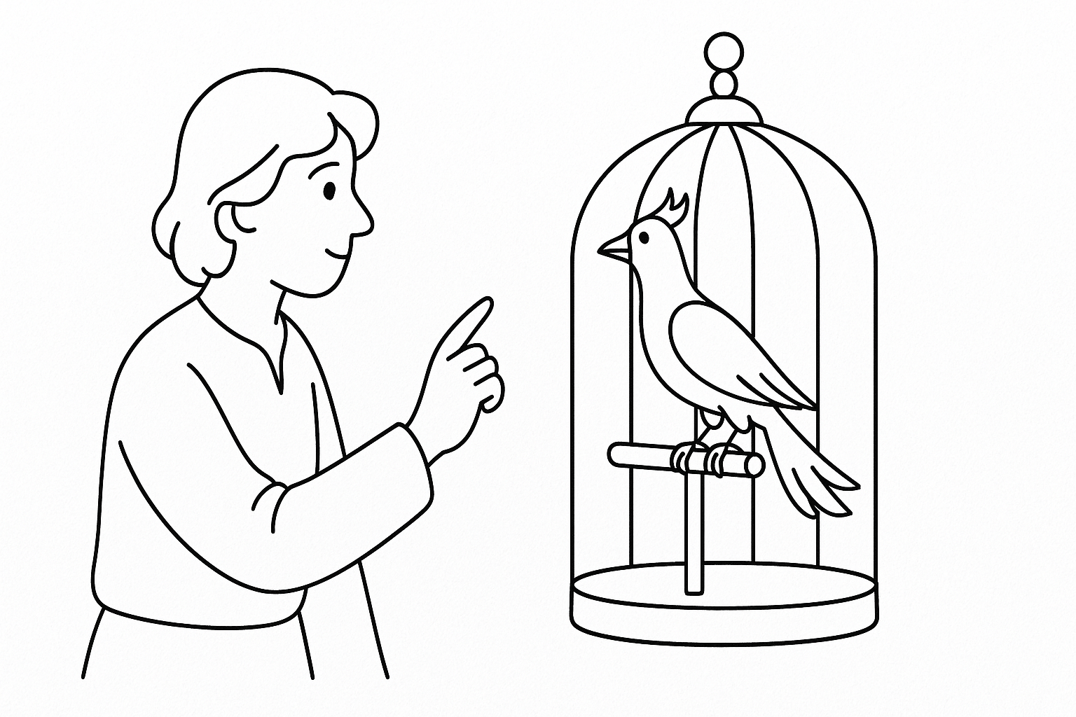 Disegno da colorare Fiaba Uccello d’oro – PDF gratuito da stampare