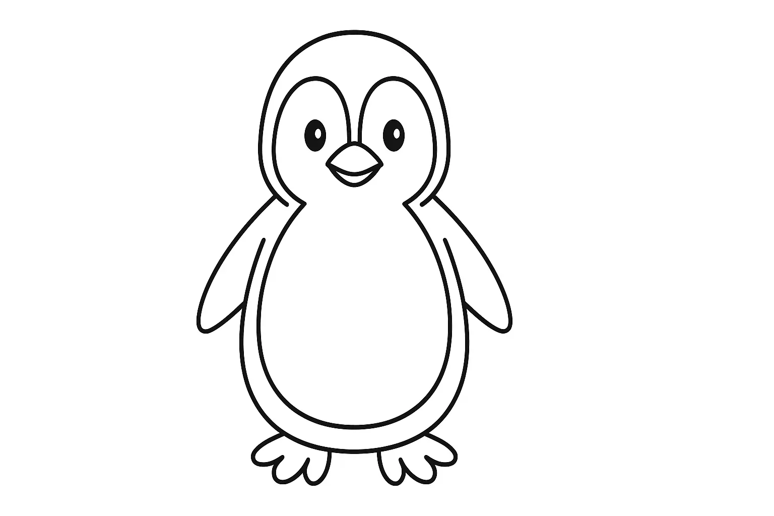 Tiermotiv Pinguin für Kinder