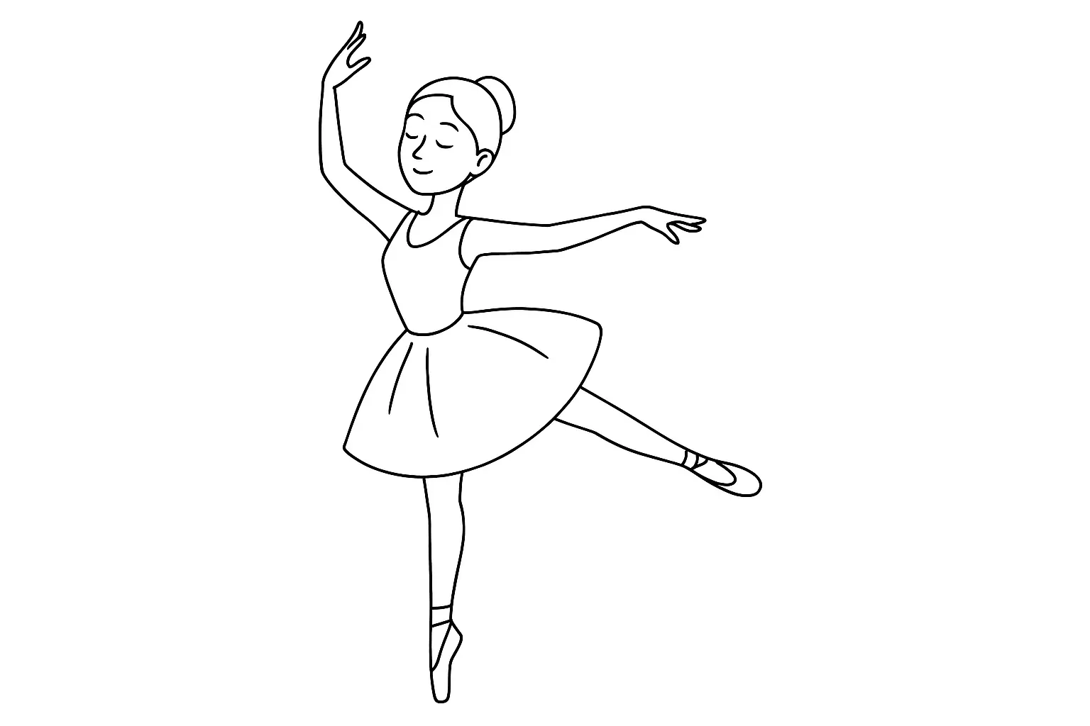 Bailarina bailando ballet