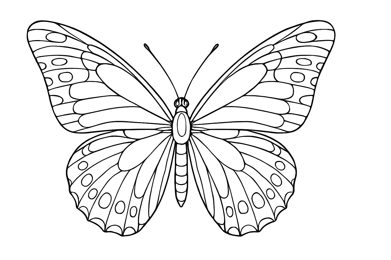 Schmetterling Malvorlage gratis