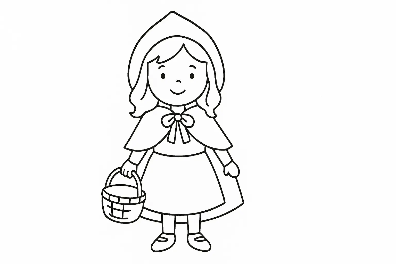 Rotkäppchen zum Ausdrucken