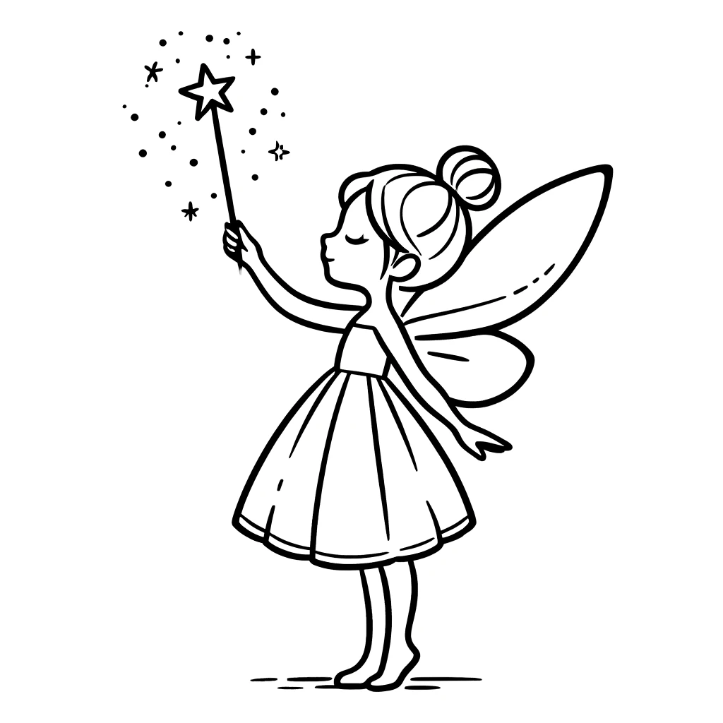 Magical Fairy with Wand