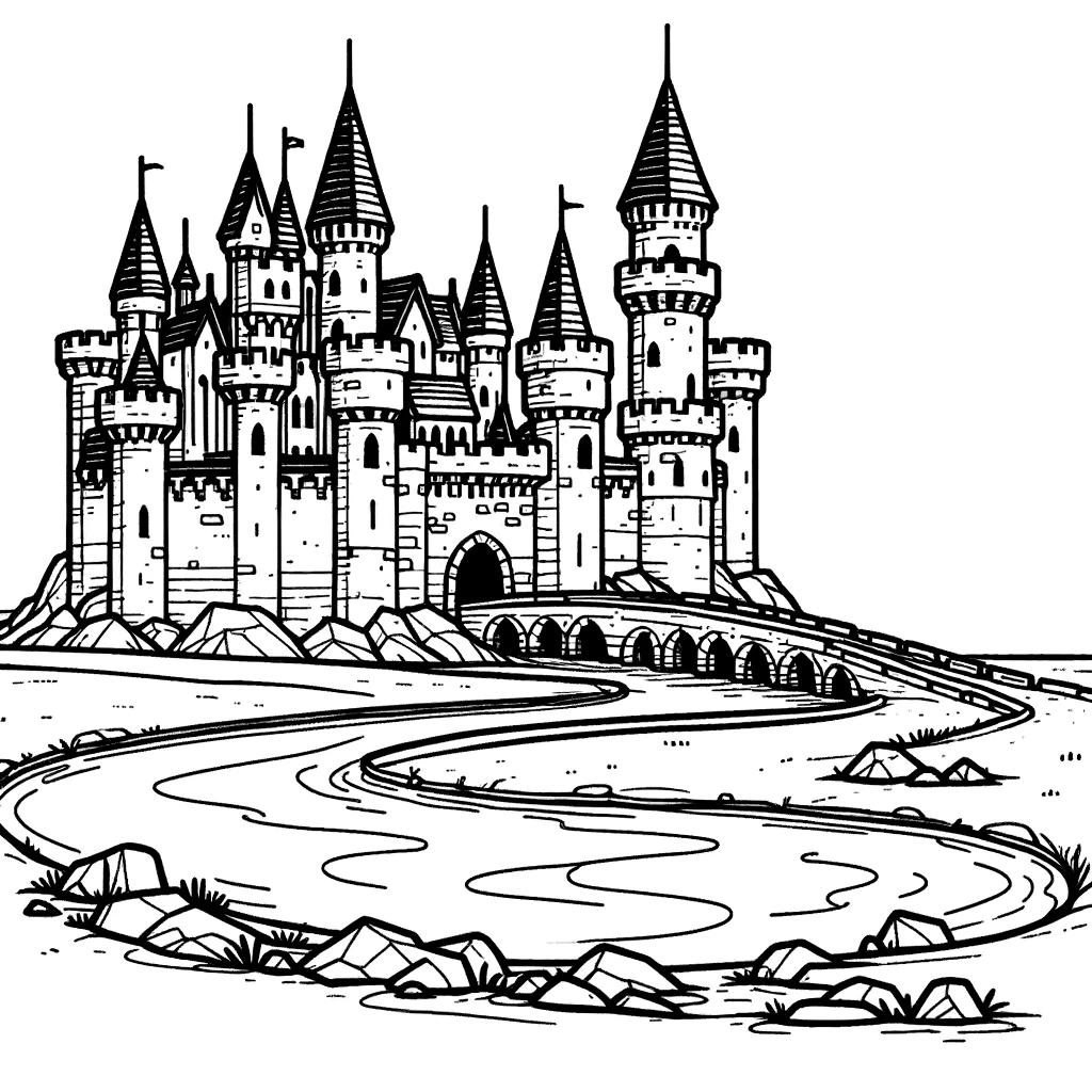 Medieval castle for kids