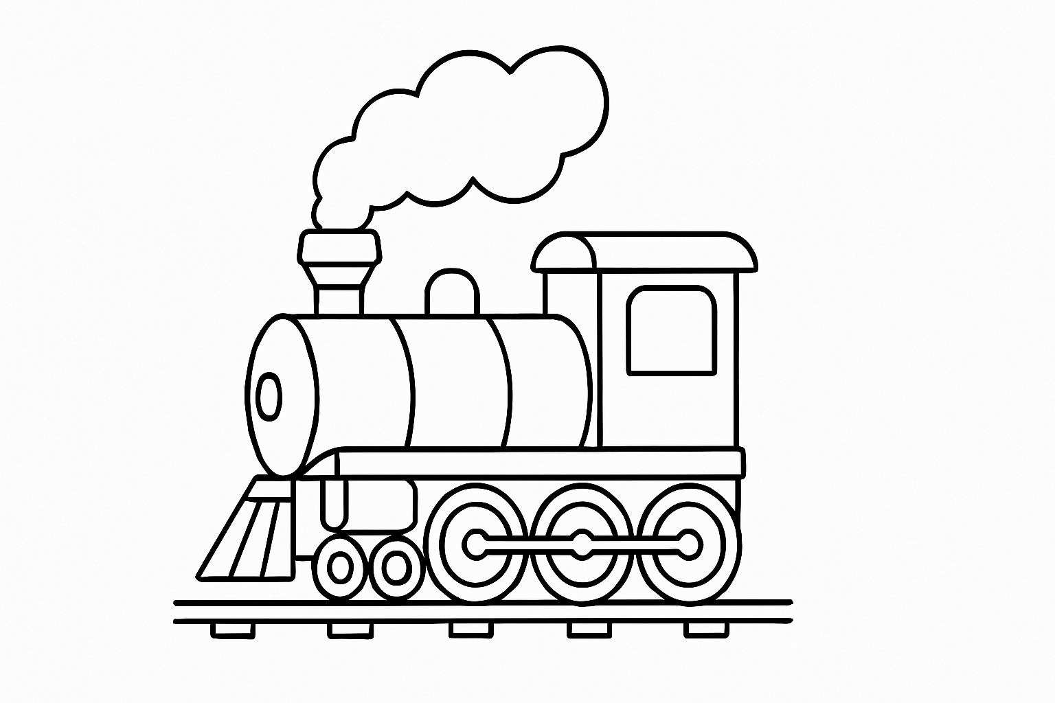 Steam Locomotive for Young Train Fans