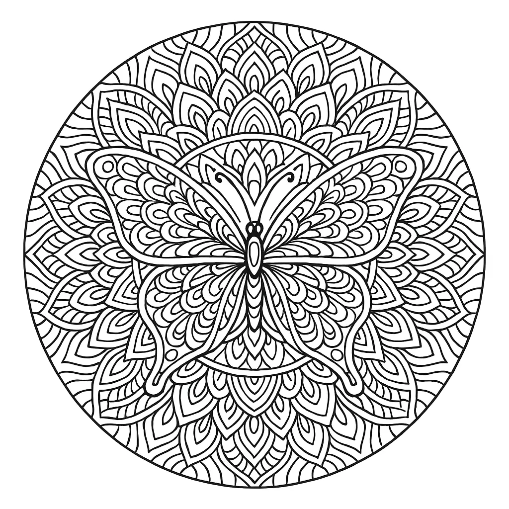 Schmetterling mit filigranen Flügeln