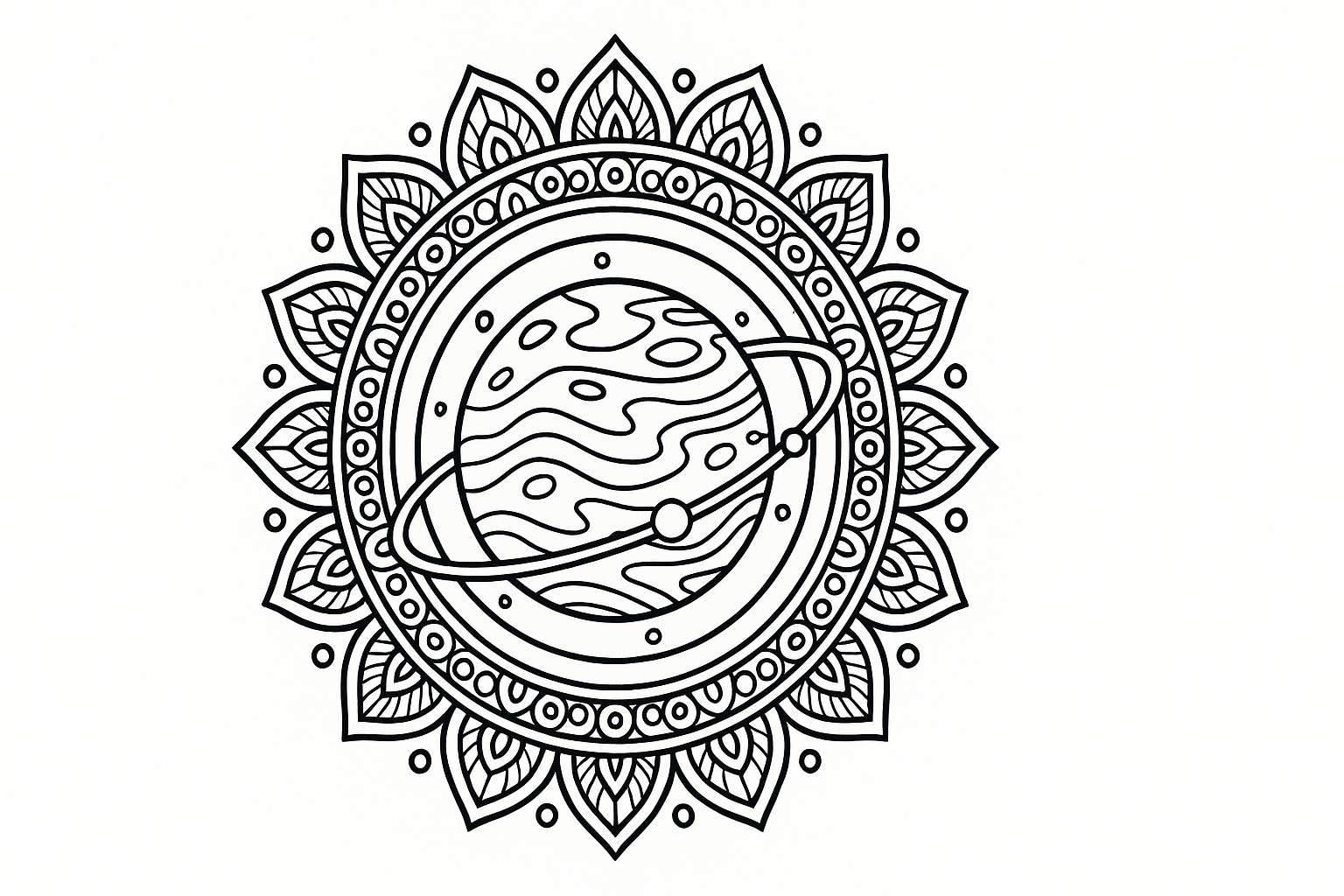 Planet with Intricate Structures