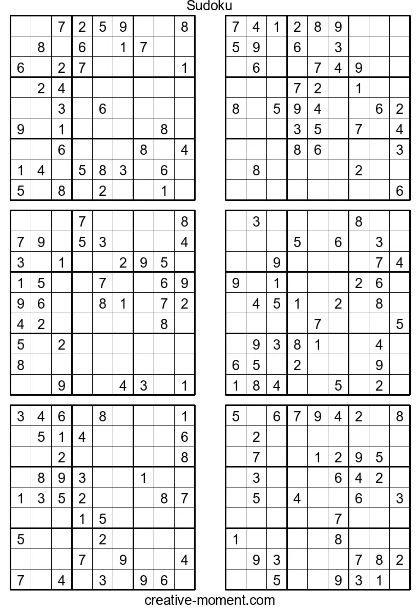 Entdecke mittelschwere Sudoku: Gratis Puzzles für Sudoku-Fans