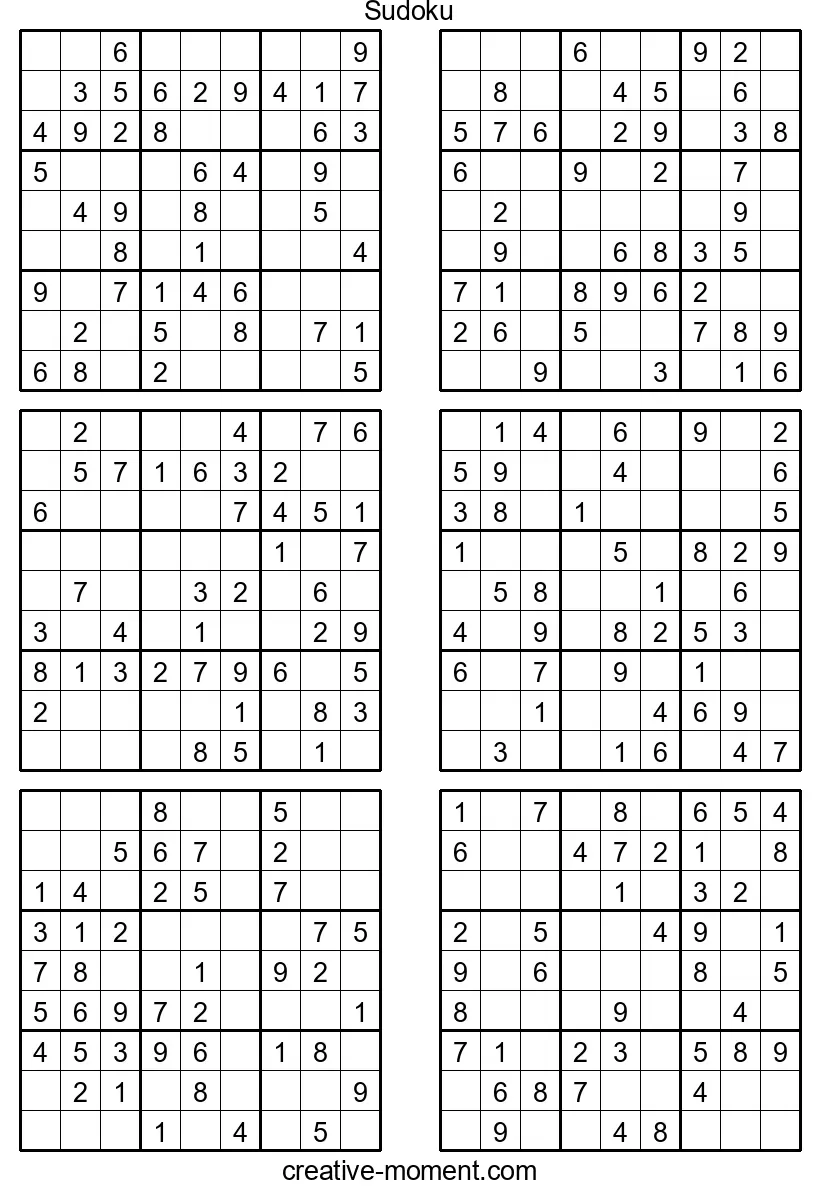 Gratis leichte Sudoku-Rätsel: Perfekt für Kinder und online als PDF verfügbar