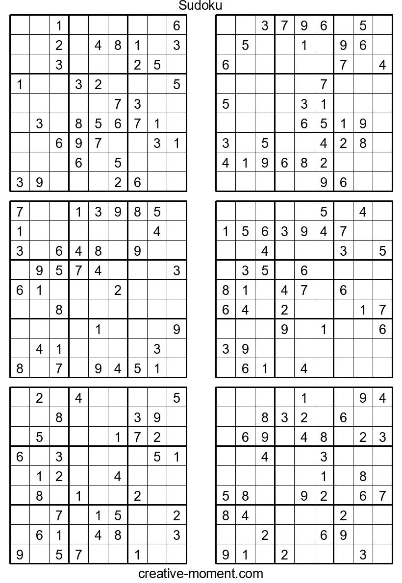 Perfektioniere Deine Sudoku-Künste: Mittelschwere Puzzles gratis online