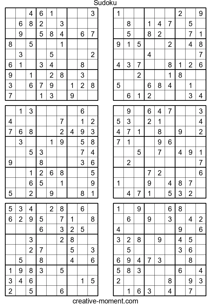 Einfach Sudoku lösen: Leichte Puzzles gratis zum Ausdrucken