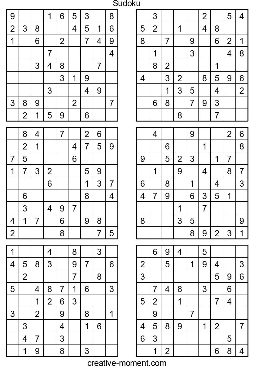 Starte ins Sudoku-Abenteuer: Einfache Rätsel online spielen und gratis im PDF-Format ausdrucken