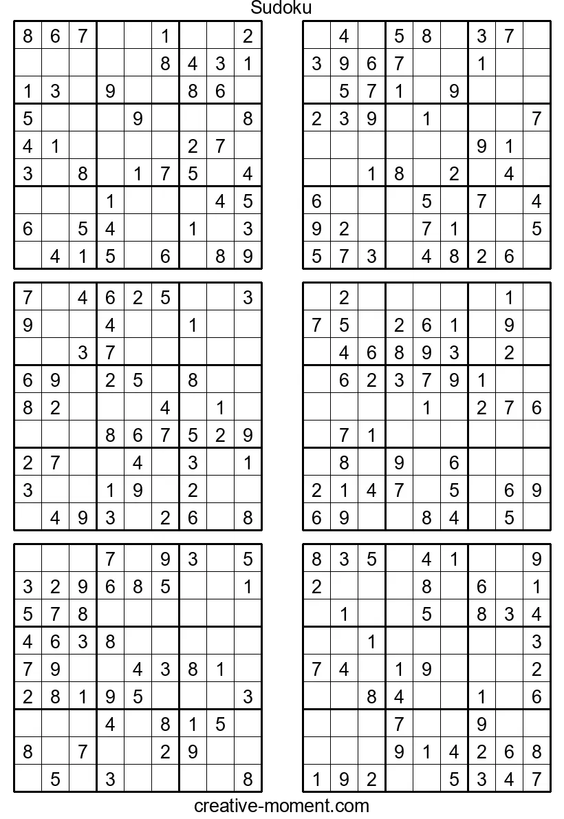 Sudoku für Einsteiger: Leichte Rätsel online spielen und gratis drucken