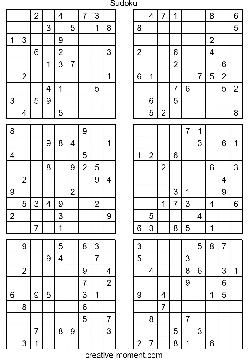 Sudoku-Profi-Puzzles: Sehr schwere Rätsel zum Ausdrucken und Herausfordern