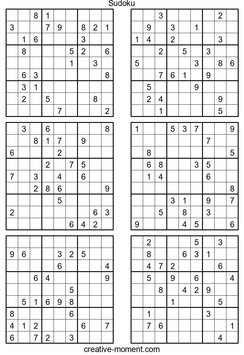 Die ultimative Sudoku-Prüfung: Sehr schwere Puzzles gratis ausdrucken