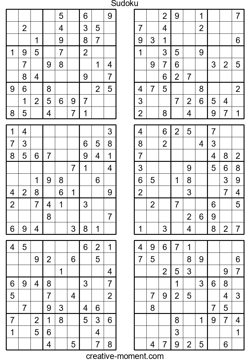 Dein erster Schritt in die Sudoku-Welt: Leichte Rätsel kostenlos für Kinder als PDF