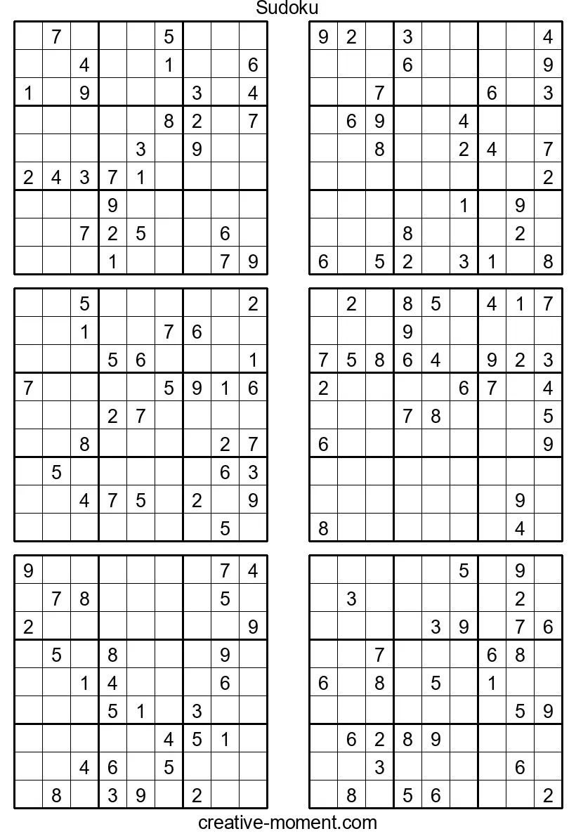 Deine ultimative Sudoku-Herausforderung: Sehr schwere Puzzles gratis ausdrucken